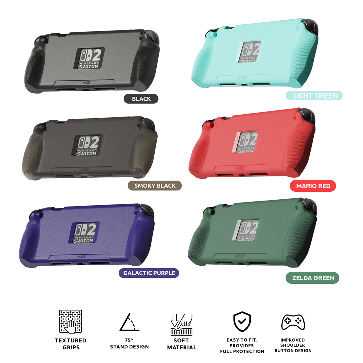 Skull & Co. StandGrip Protective Case for Nintendo Switch 2