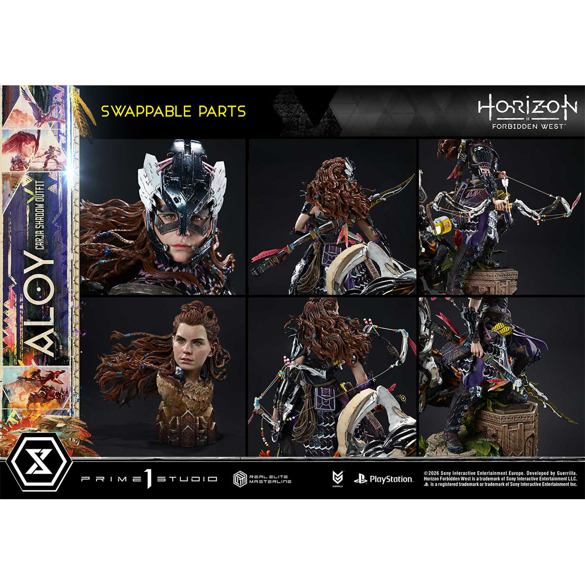 Real Elite Masterline Horizon Forbidden West Aloy Carja Shadow Outfit