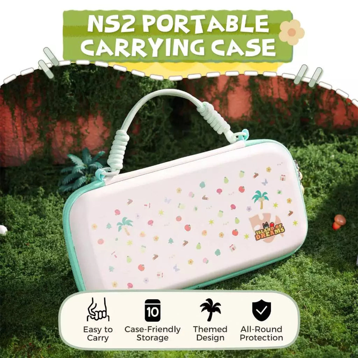 IINE Eva Carrying Storage Case for Nintendo Switch 2 (Island of Dreams) (L1275)