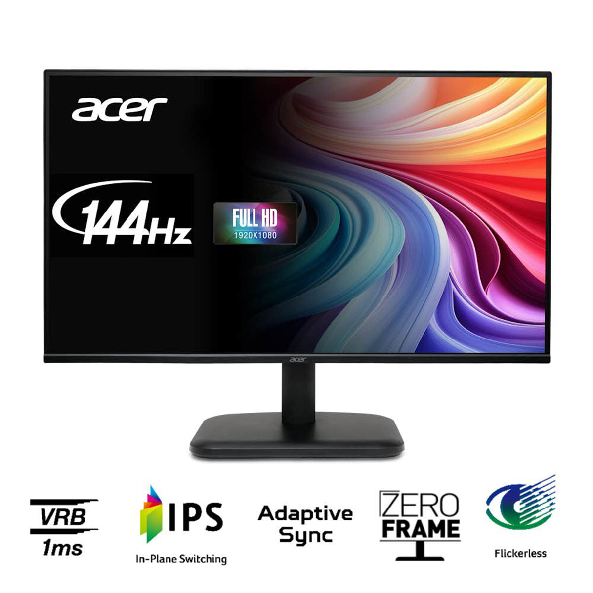 Acer EK251Q P6bi 24.5" FHD (1920x1080) 144Hz 1ms IPS LCD Monitor with Tilt Adjustment
