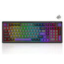 E-Yooso Z-101 RGB 101 Keys Tri-Mode Hot-Swappable Mechanical Keyboard Grey/Black/Purple