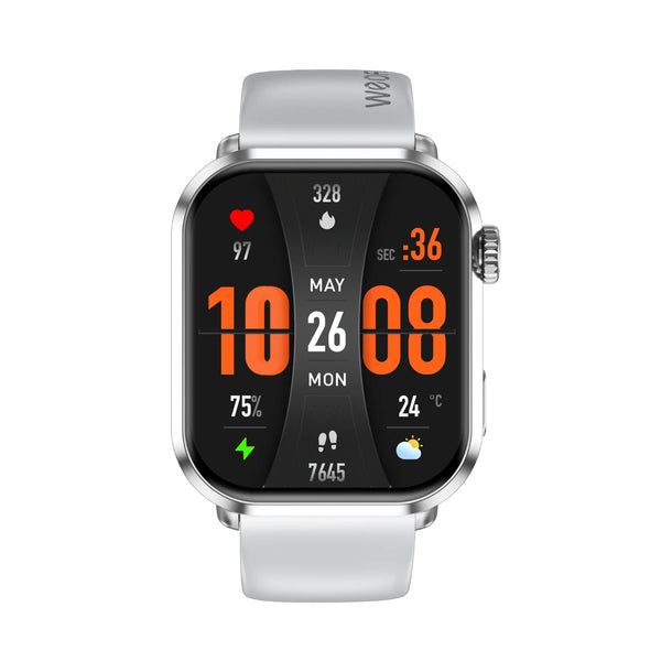 Weofly Power 2 Smartwatch (Black, Silver) (WFPW797BL, WFPW797SL)
