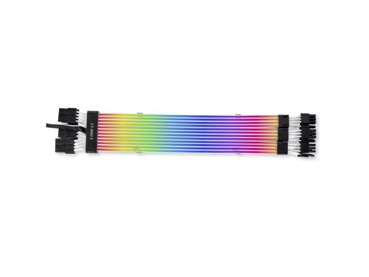Lian Li Strimer Plus V2 Triple 8 Pin Addressable 300mm Extension Cable (PW12-PV2 Black)