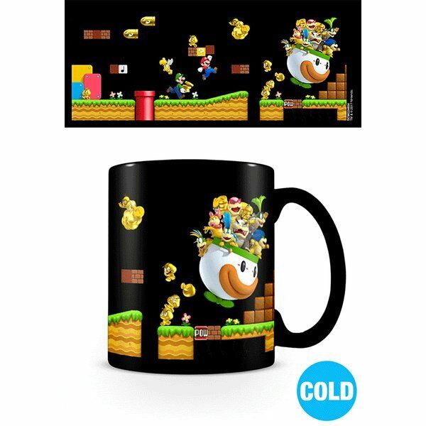 Super Mario Gold Coin Rush Heat Changing Mug