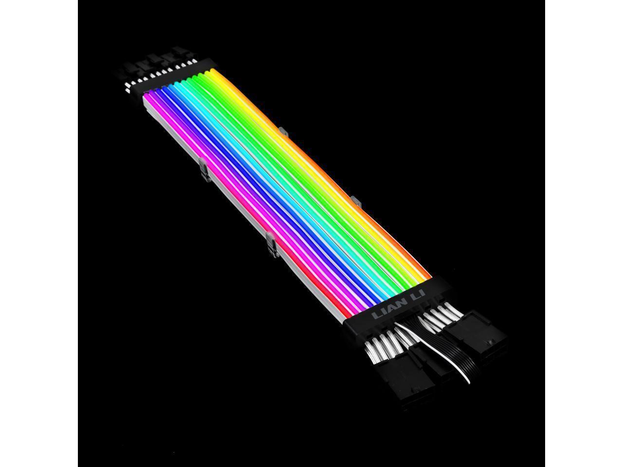 Lian Li Strimer Plus V2 Triple 8 Pin Addressable 300mm Extension Cable (PW12-PV2 Black)
