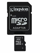 Kingston 4GB MicroSD HC Class 4 Memory Card for Smartphone Tablet SDC4/4GB