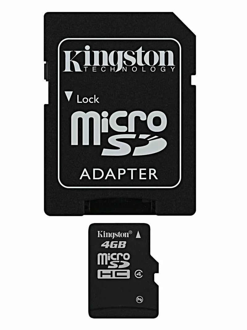 Kingston 4GB MicroSD HC Class 4 Memory Card for Smartphone Tablet SDC4/4GB