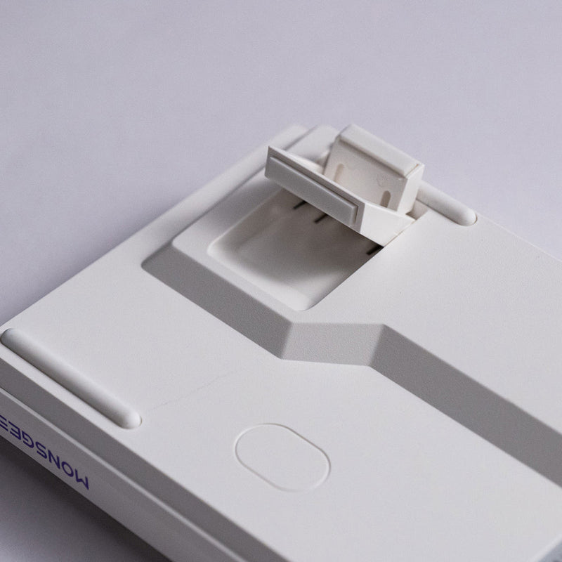 MonsGeek FUN68 HE White Tri-Mode RGB Mechanical Keyboard