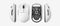 Pulsar X2A SIZE 2 Ultralight Wireless Ambidextrous Gaming Mouse (White) (PX2A23)