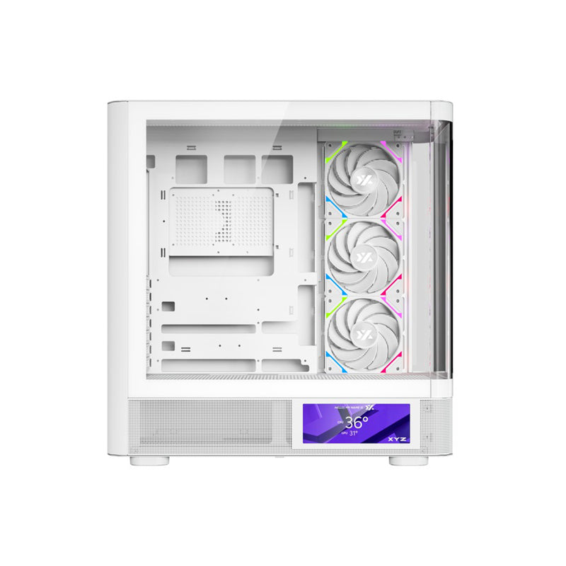 XYZ Quantum Pro ATX Curved Glass Panoramic PC Case 