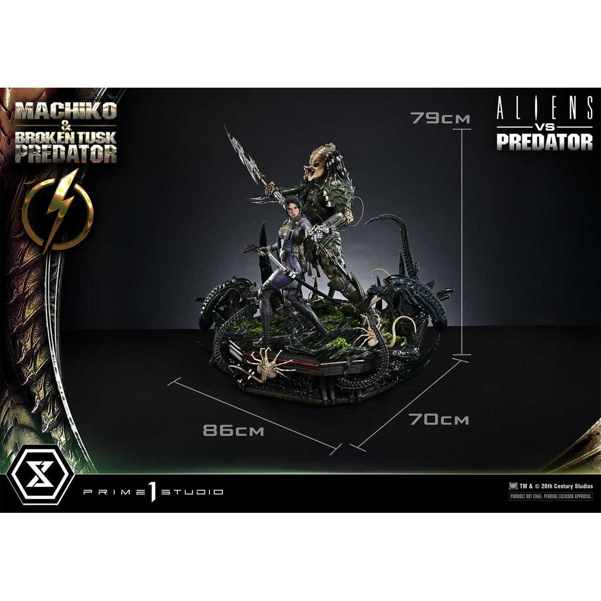 Ultimate Premium Masterline Aliens vs. Predator Machiko & Broken Tusk