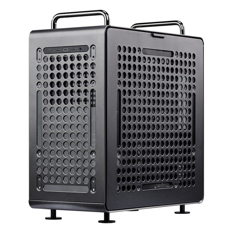 Cooler Master QUBE 540 ATX Mid-Tower PC Case (Moonstone, Stardust Iron ...
