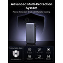 Ugreen 25000mAh 165W Power Bank with Built-in Cable (Space Grey)