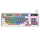 Royal Kludge RK-S98 Tri-Mode RGB 98 Keys Hot Swappable Mechanical Keyboard Camping (Blue Switch, Brown Switch, Chartreuse Switch, Beige Switch)