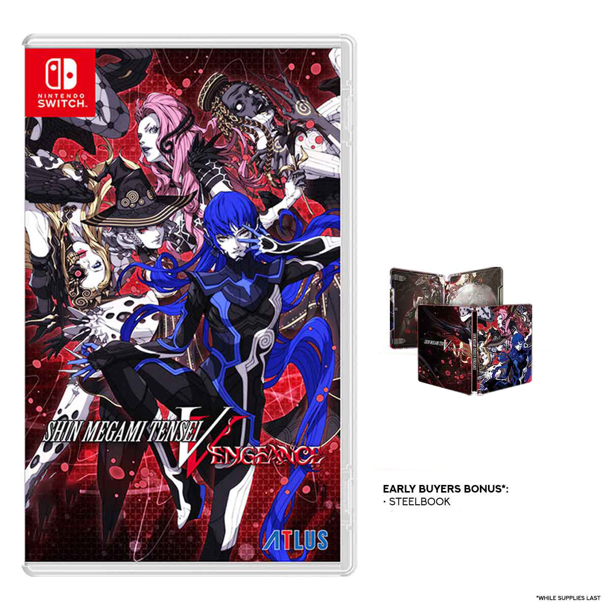 Nintendo Switch Shin Megami Tensei V Vengeance Steelbook Edition (US) (Eng/FR)