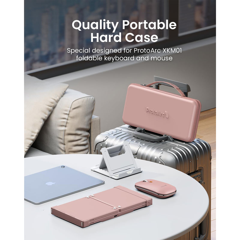 ProtoArc XKM01 Foldable Full-Size Wireless Keyboard and Mouse Combo