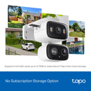 TP-Link Tapo C246D Indoor/Outdoor Dual Lense Pan/tilt Security Camera