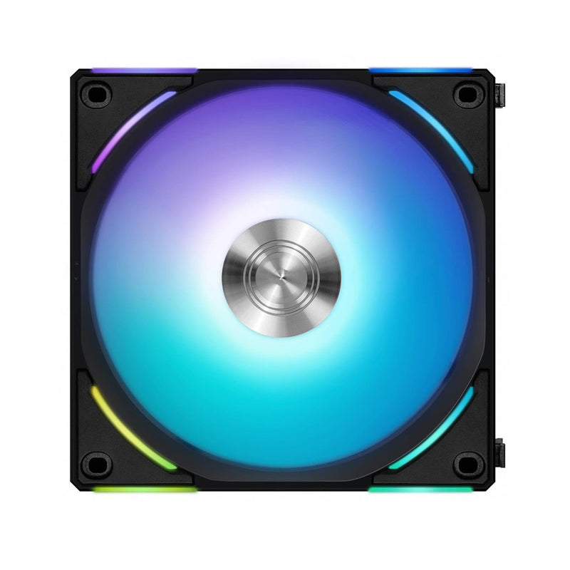 Lian Li Uni Fan AL120 V2 RGB 120mm Revolutionized Daisy-Chain ARGB Triple Fan (Black) (UF-AL120V2-3B)