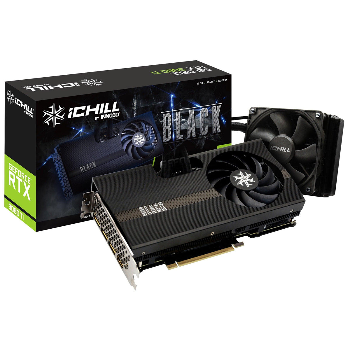 Inno3D Geforce RTX 3080 Ti iChill Black 12GB GDDR6X Graphics Card (C308TB-126XX-1810003)