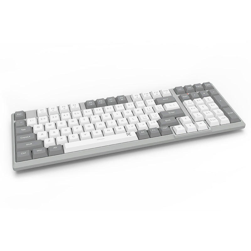 Redragon BK-7114WG Scissor Mechanism Slim Wireless 96% Keyboard (White/Grey)