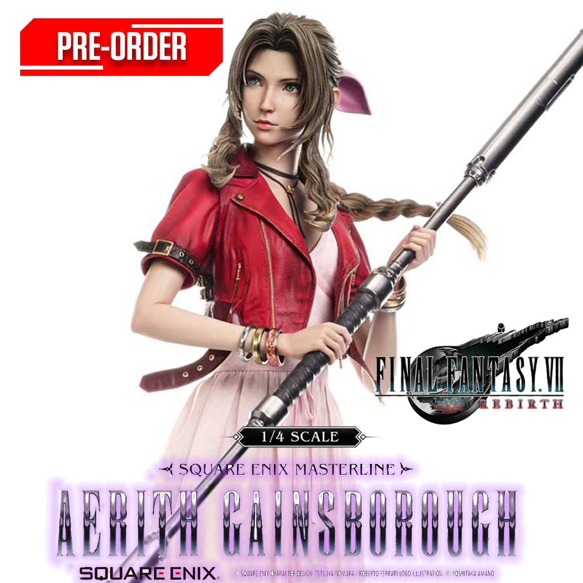 Square Enix Masterline Final Fantasy VII Rebirth 1/4 Scale - Aerith Gainsborough Pre-Order Downpayment