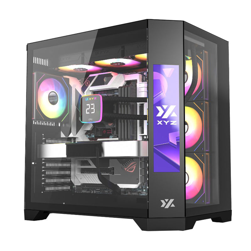 XYZ Neutron ATX 2D Glass Panoramic Tempered Glass PC Case