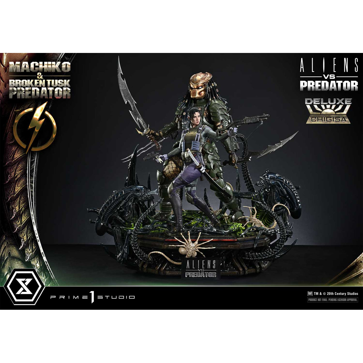 Ultimate Premium Masterline Aliens vs. Predator Machiko & Broken Tusk