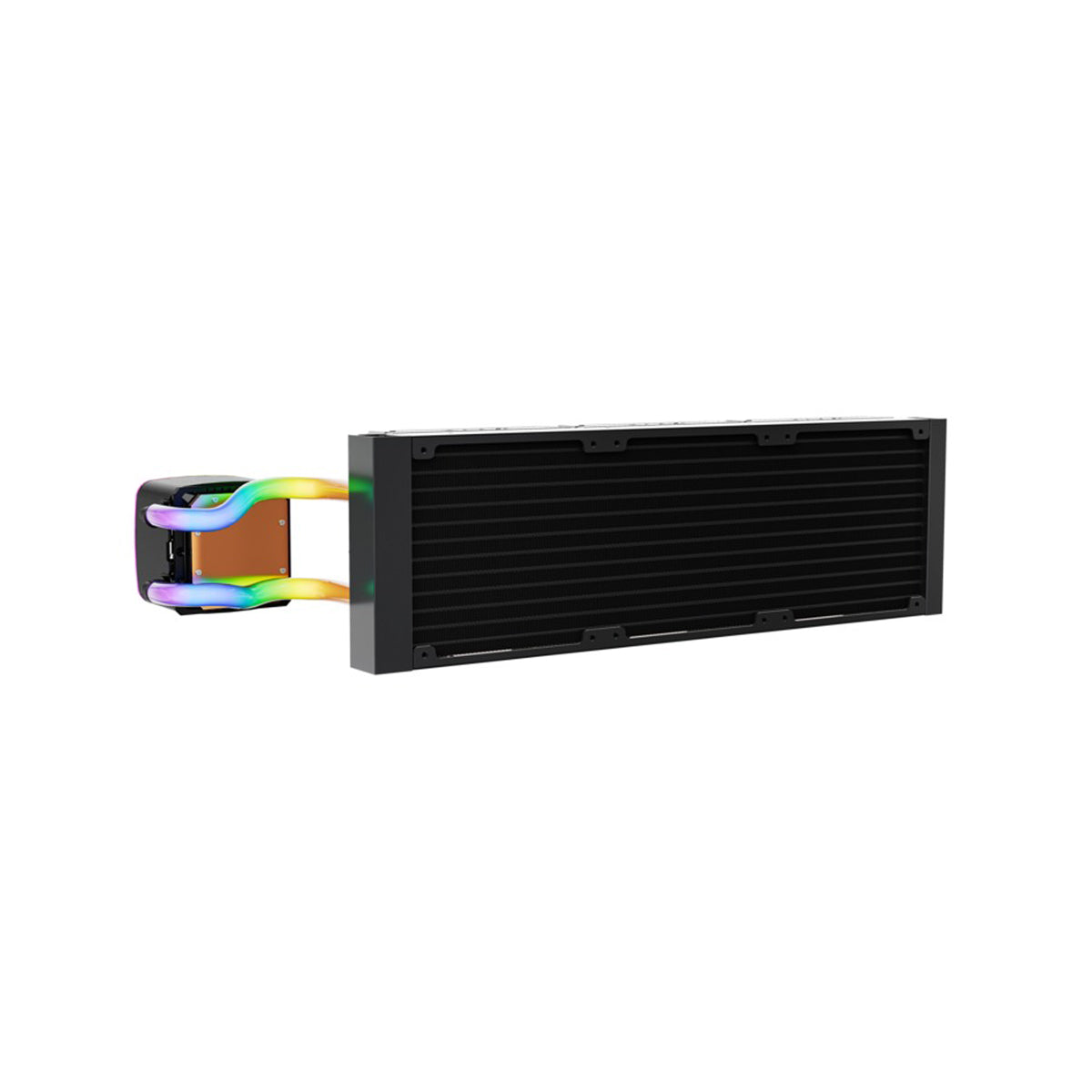 XYZ AquaPulse Fusion 360 AIO ARGB Liquid Cooler with Temperature Display 