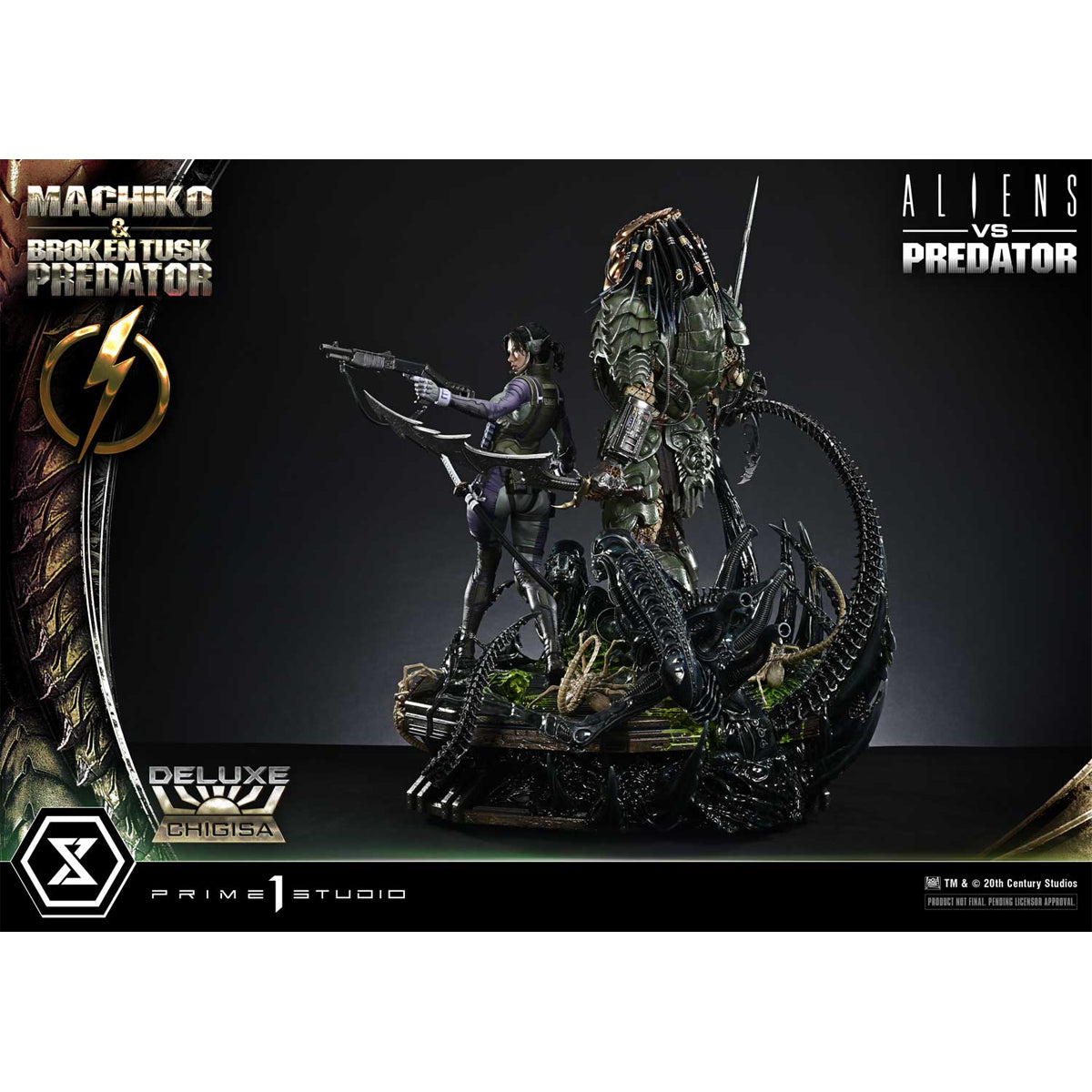 Ultimate Premium Masterline Aliens vs. Predator Machiko & Broken Tusk