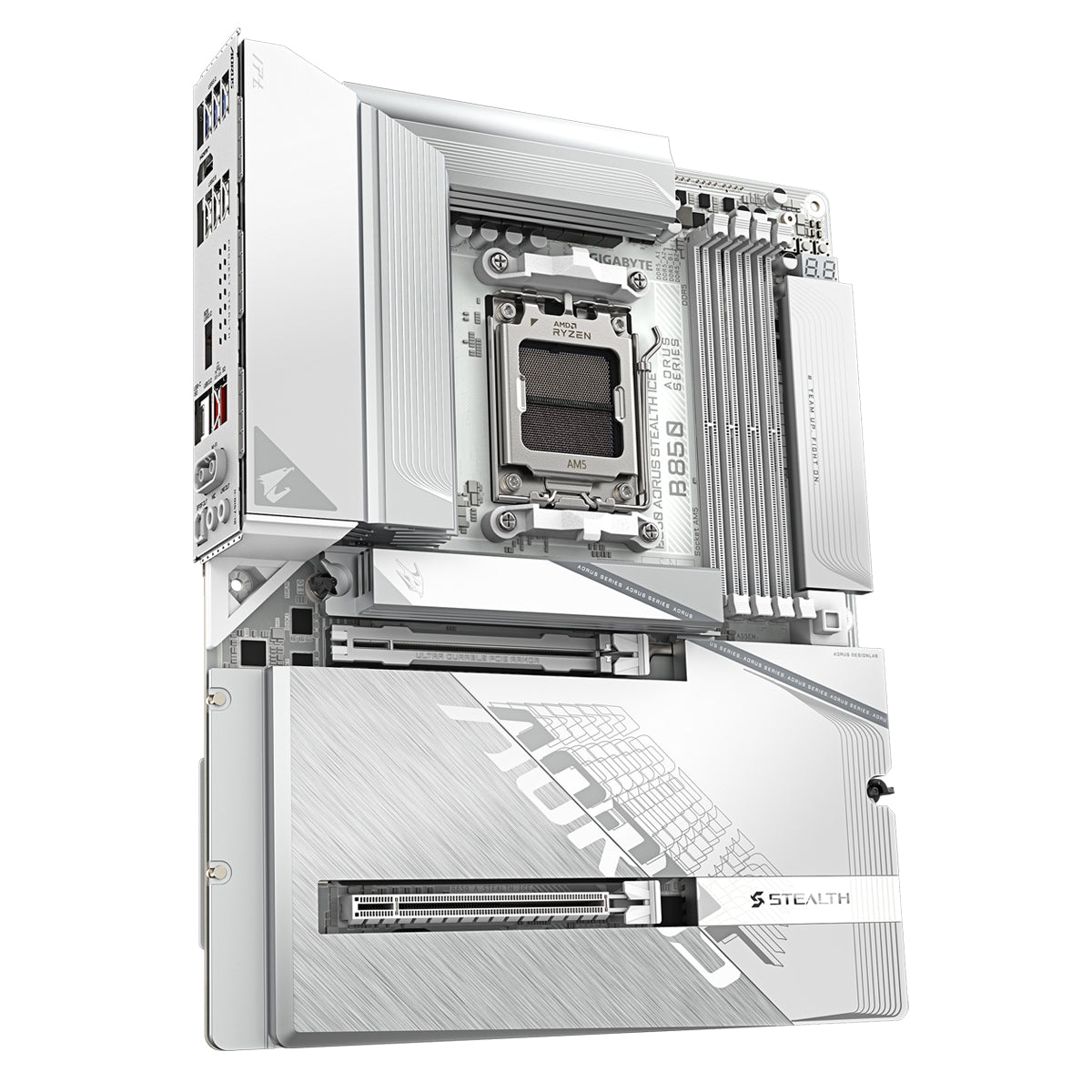 Gigabyte B850 Aorus Stealth Ice DDR5 Gaming MotherBoard