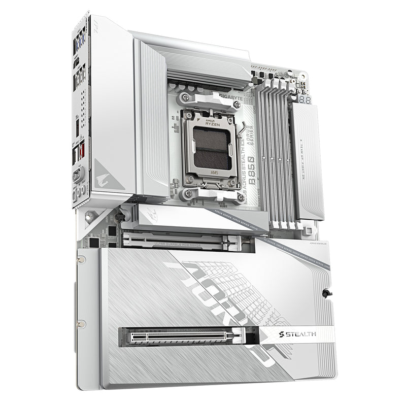 Gigabyte B850 Aorus Stealth Ice DDR5 Gaming MotherBoard