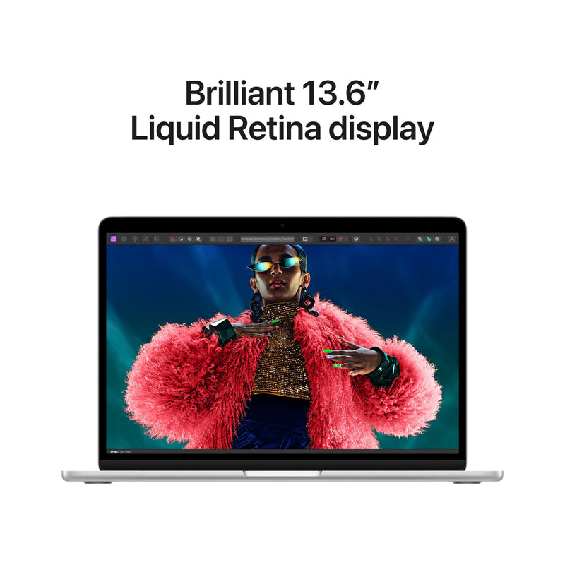 MacBook Air 13" 16GB+256GB M3 Chip with 8-Core CPU & 8-Core GPU (Silver) (MC8H4PP/A)