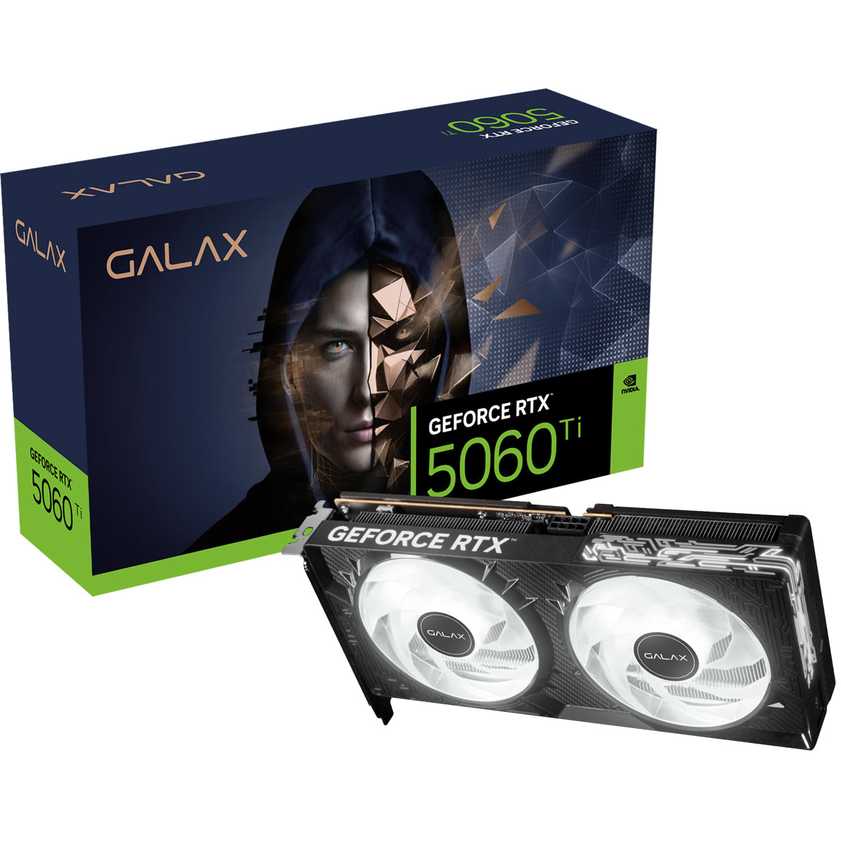 Galax RTX GeForce 5060 Ti 1-Click OC 8GB GDDR7 Graphics Card (56ISN8MDCPCT)