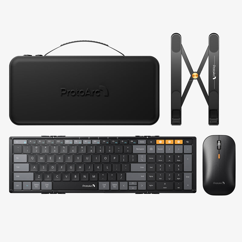 ProtoArc XKM01 CaseUp Foldable Keyboard and Mouse Combo