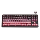 MCHOSE G87 V2 RGB Tri-Mode Hot-Swappable Mechanical Keyboard (Blackberry Pink) (Quick Gold Switch V3)