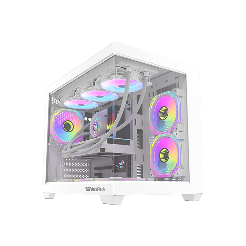 DarkFlash C285MP V2 Exquisite mATX PC Case Tempered