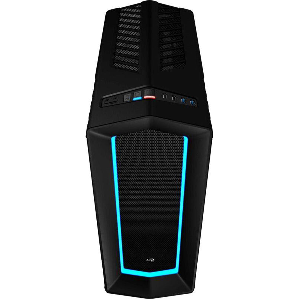 Aerocool P7-C1 Tempered Glass RGB Mid-Tower Case (Black) (P7-C1 BG)