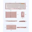 ProtoArc XKM01 Foldable Full-Size Wireless Keyboard and Mouse Combo