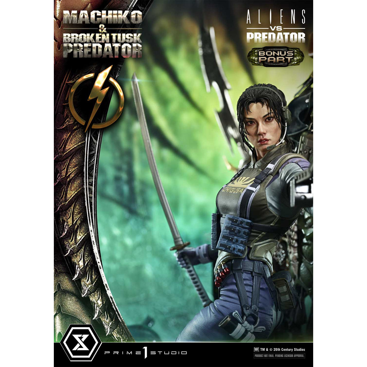 Ultimate Premium Masterline Aliens vs. Predator Machiko & Broken Tusk
