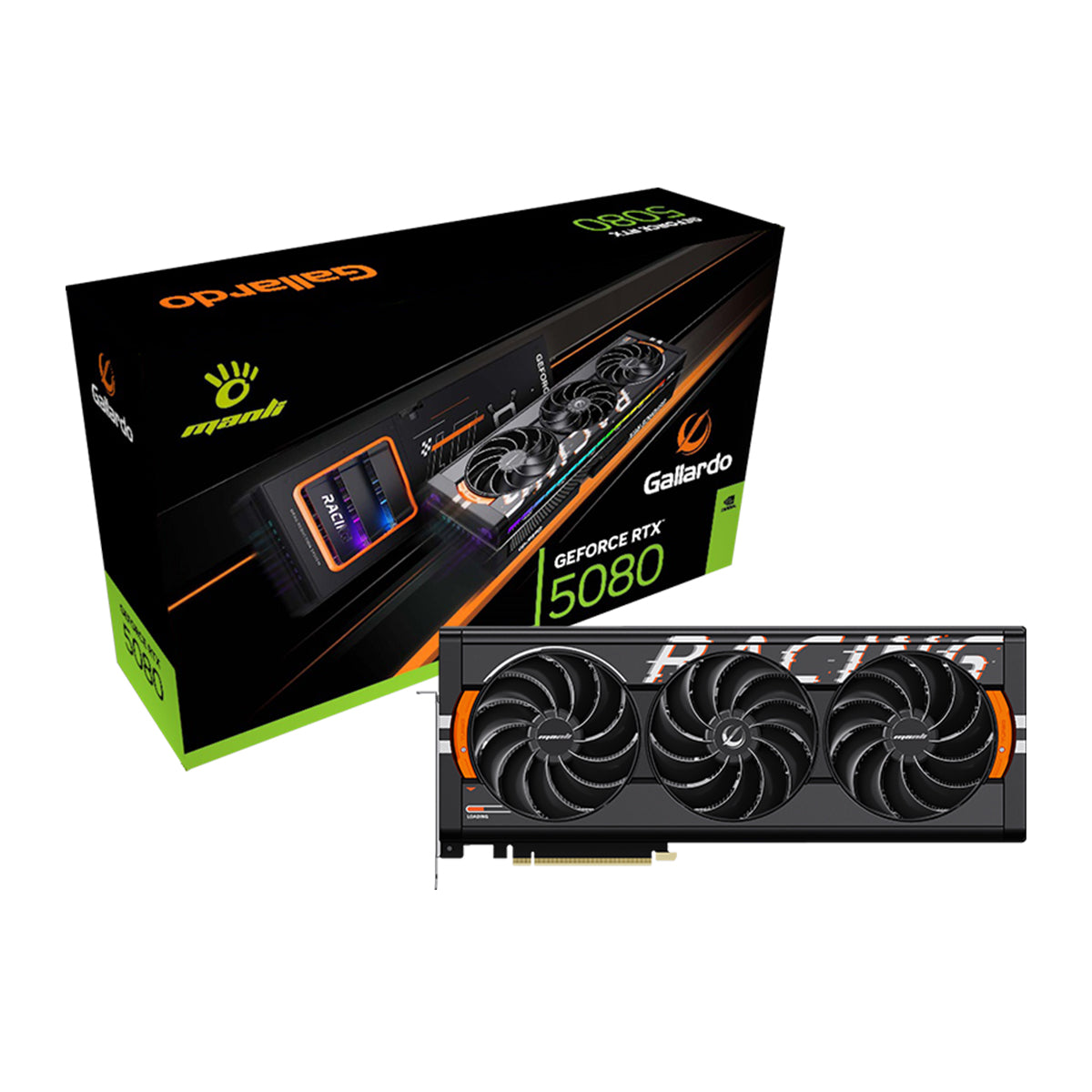 Manli Gallardo GeForce RTX 5080 OC 16GB GDDR7 Graphic Card