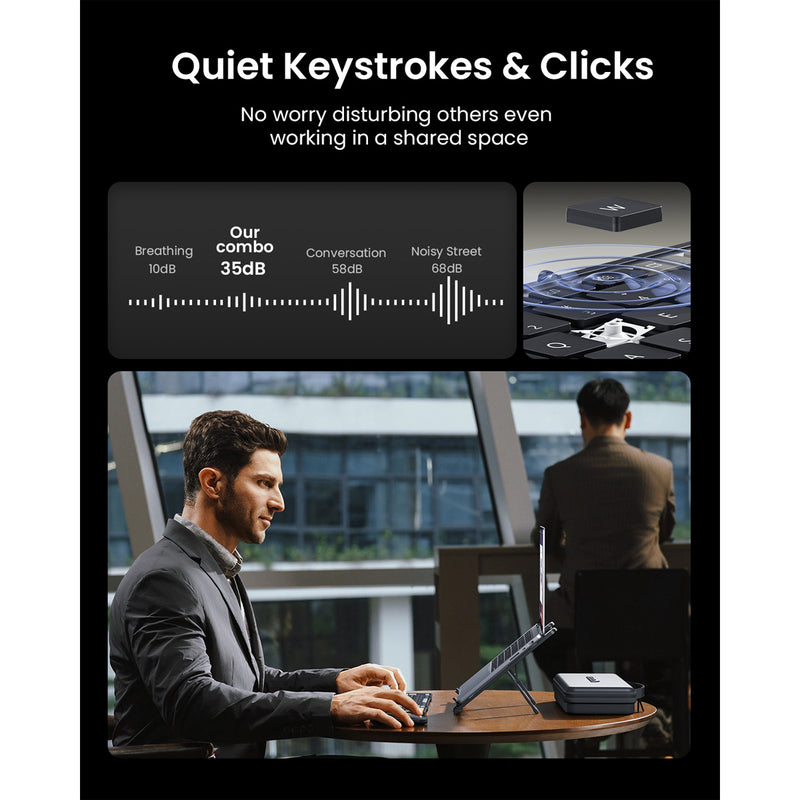 ProtoArc XKM01 CaseUp Foldable Keyboard and Mouse Combo