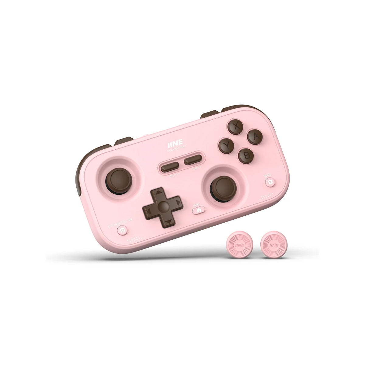 IINE Palm-Sized Retro Chronos Controller for Nintendo Switch / Nintendo Switch 2 (Red) (L1241)