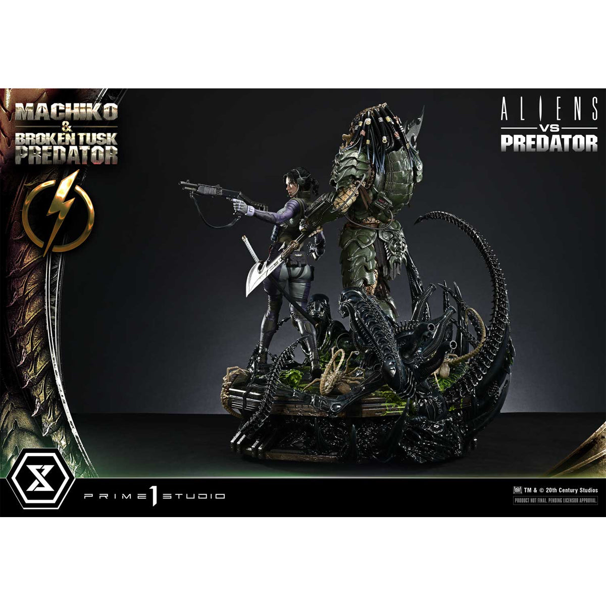 Ultimate Premium Masterline Aliens vs. Predator Machiko & Broken Tusk