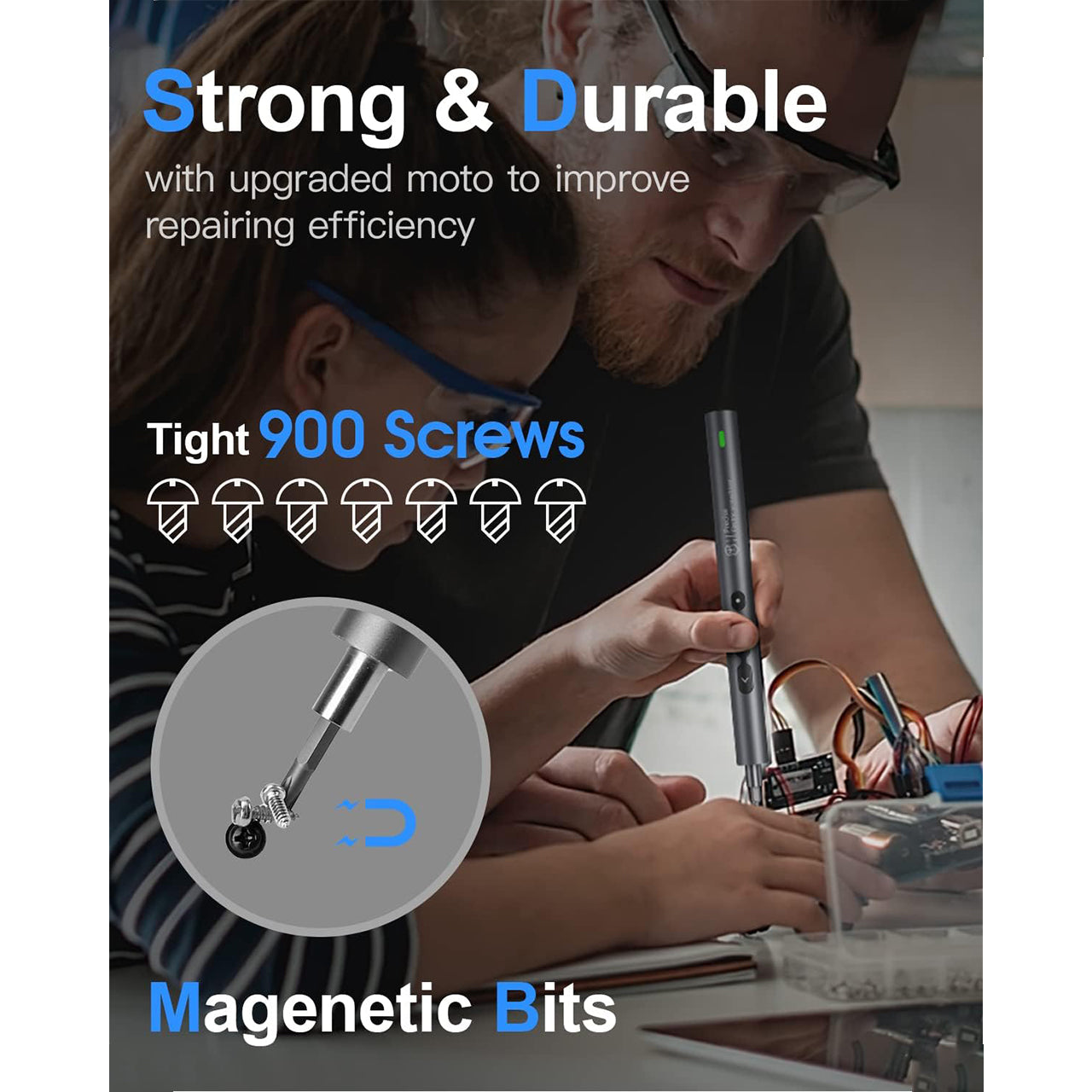 Kingsdun 62-in-1 Precision Electric Screwdriver