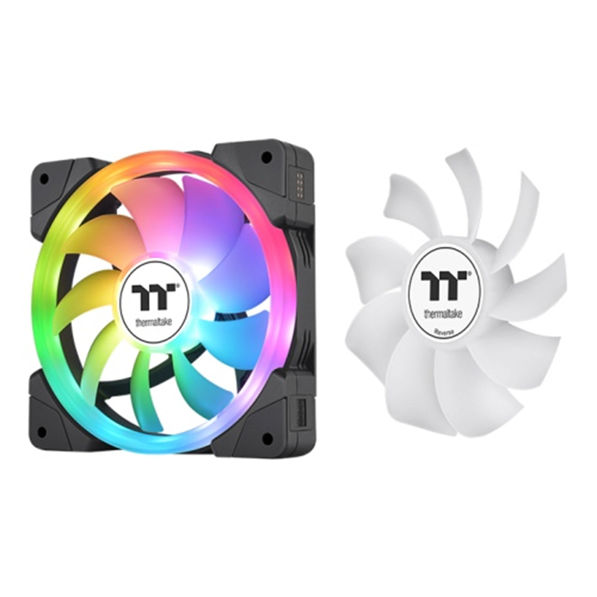 Thermaltake Swafan EX12 RGB Magnetic Quick Connect Swappable Fan Blade Sync PC Cooling Fan (3-Fan Pack) TT Premium Edition