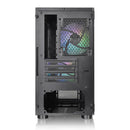 Thermaltake V150 TG RGB Breeze Micro Case 4mm Tempered Glass With 120mm RGB Front Fans PC Case (Black)