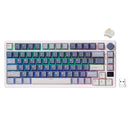 Royal Kludge RK-M75 Tri-Mode RGB 81 Keys Hot-Swappable Mechanical Keyboard Ocean Blue (Blue Switch, Brown Switch, K Silver Switch, Cream Switch, Beige Switch)