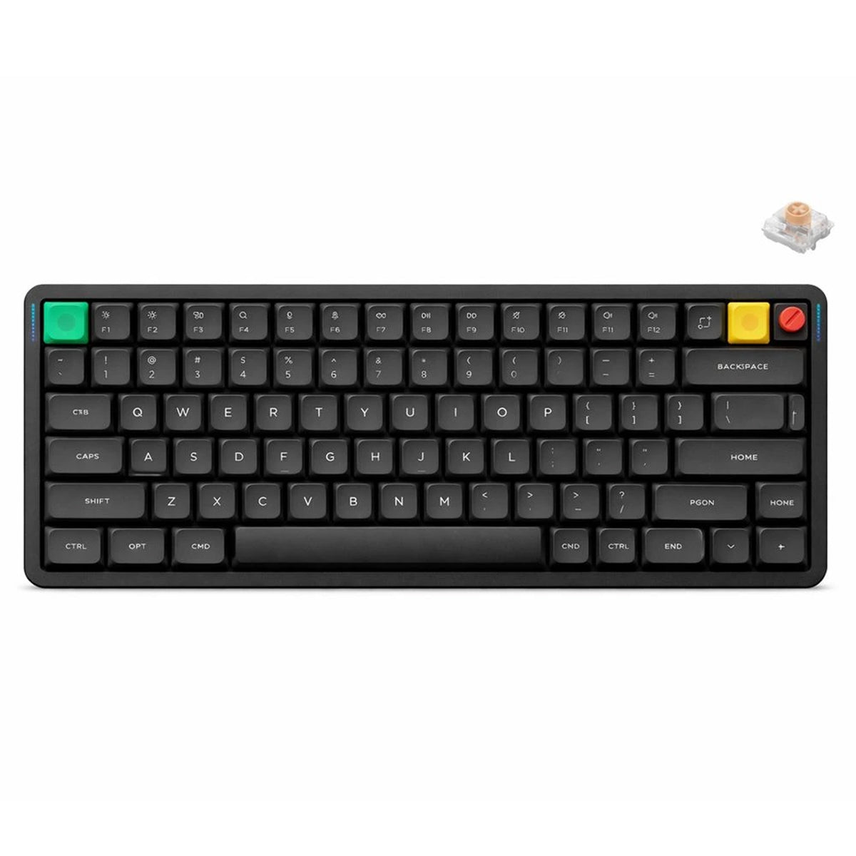 NuPhy Air75 V3 RGB Hot-Swappable 84-Key Wireless Mechanical Keyboard (Nebula Dark) (Blush Nano Switch, Red Nano Switch)