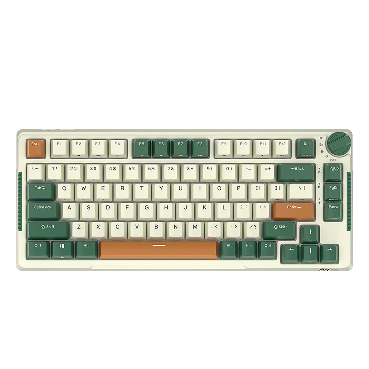 Royal Kludge RK-H81 Tri-Mode RGB 81 Keys Hot Swappable Mechanical Keyboard Timing Machine  (k Silver Switch)