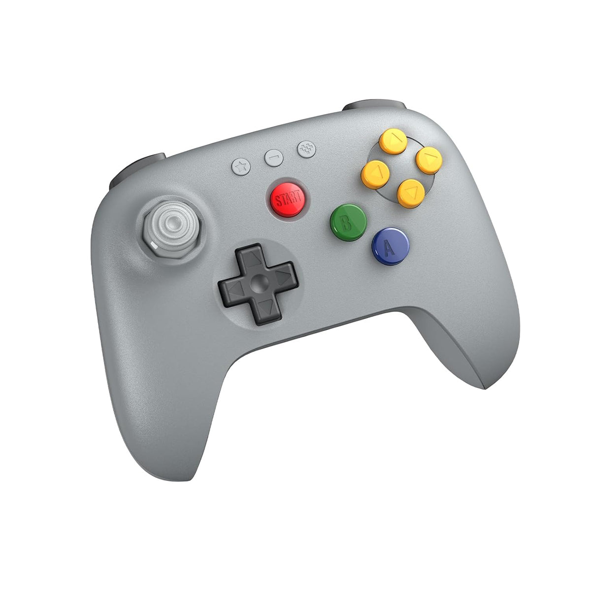 8Bitdo 64 Bluetooth Controller for Analogue 3D / Switch / Windows / Android (Black, White, Grey) (80NE)
